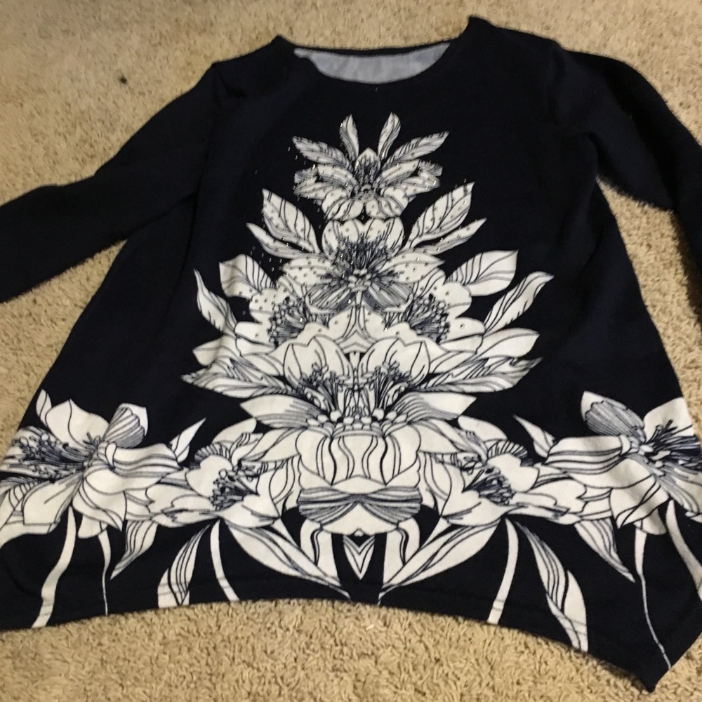 Floral Sweater